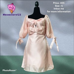 Satin dress for women